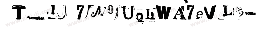  T_IJ 7MoUqhWA7eVLt字体转换